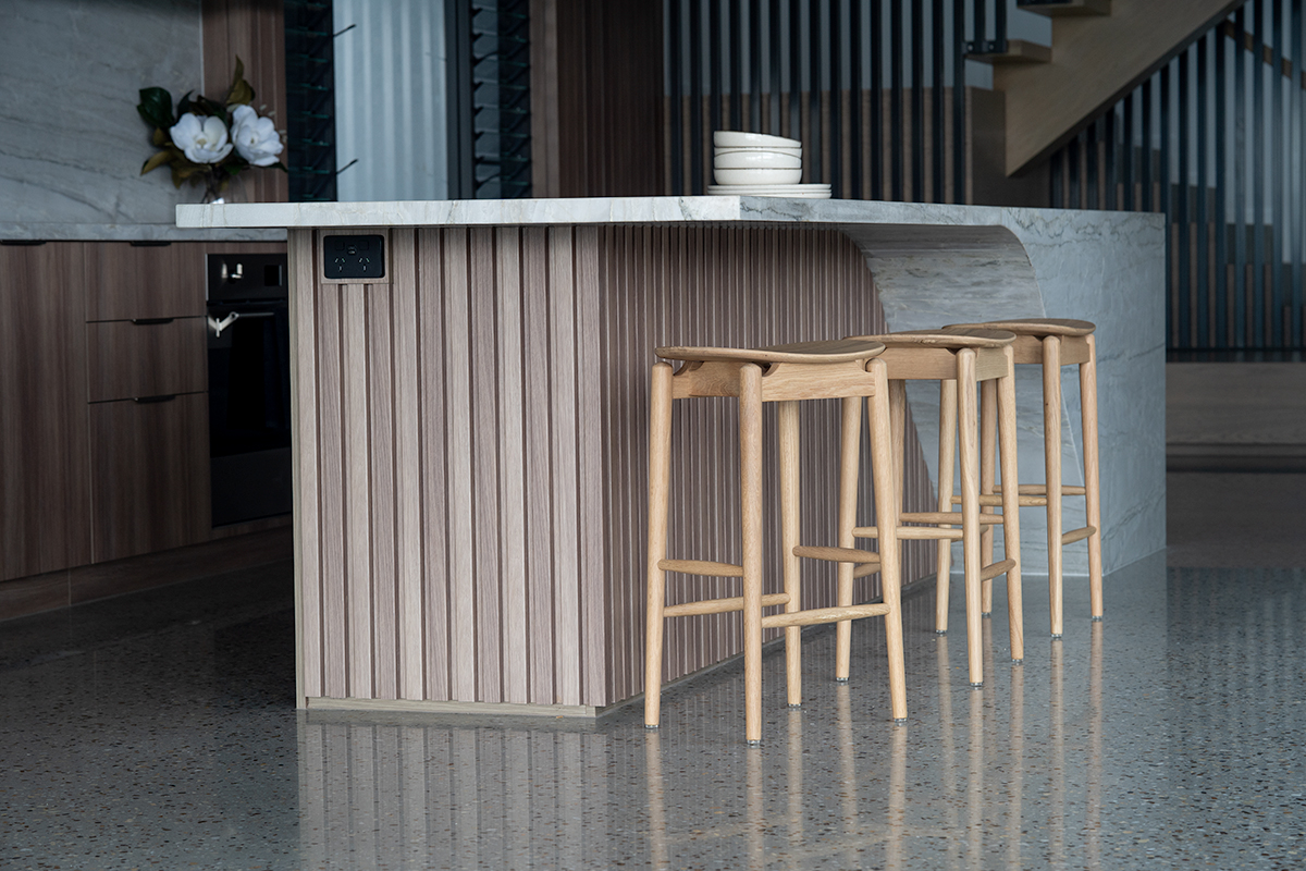 Harlow Counter Stool Natural, W 39cm × D 31cm × H 66cm - Image 5