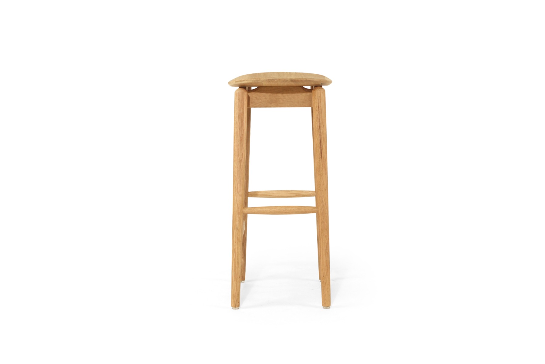 Harlow Counter Stool Natural, W 39cm × D 31cm × H 66cm - Image 8