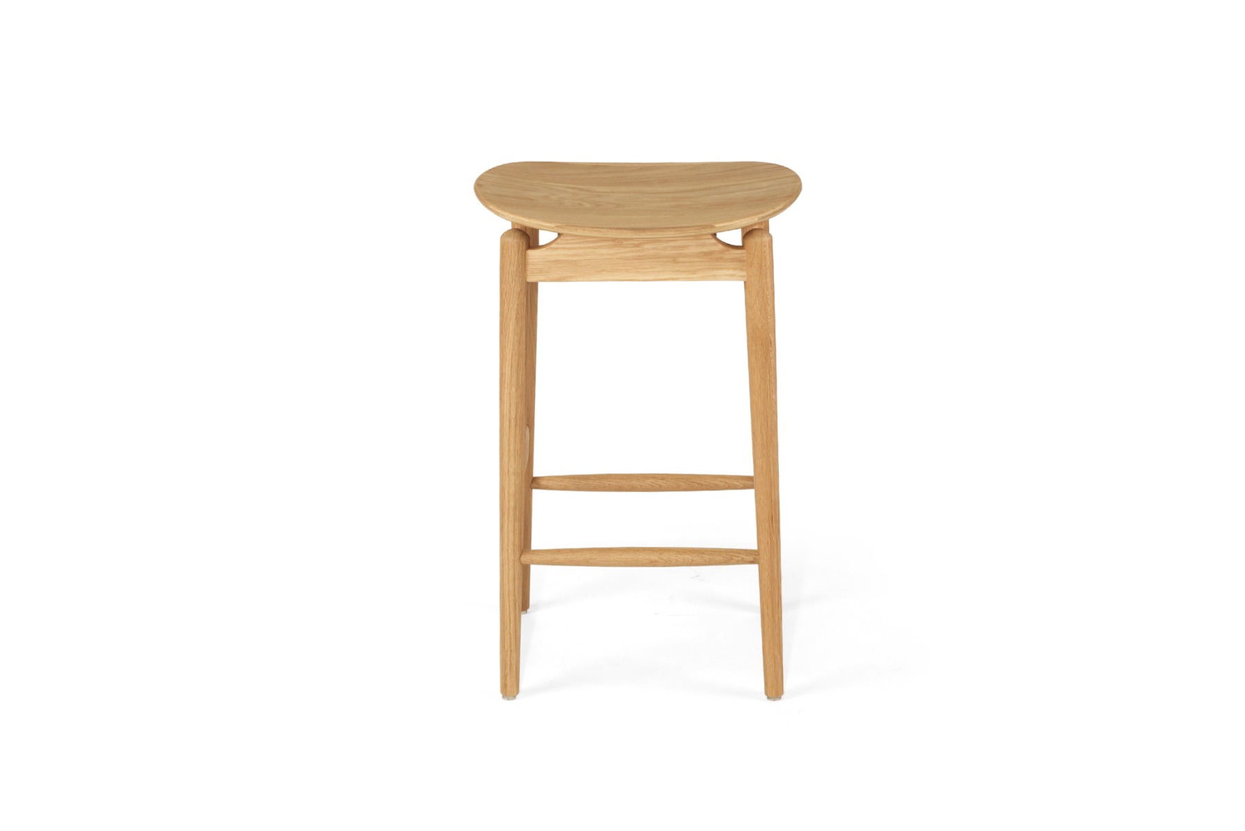 Harlow Counter Stool Natural, W 39cm × D 31cm × H 66cm - Image 10