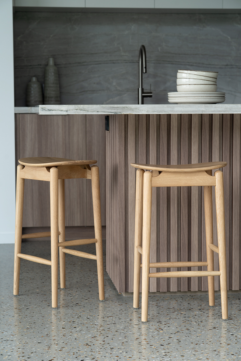 Harlow Counter Stool Natural, W 39cm × D 31cm × H 66cm - Image 12