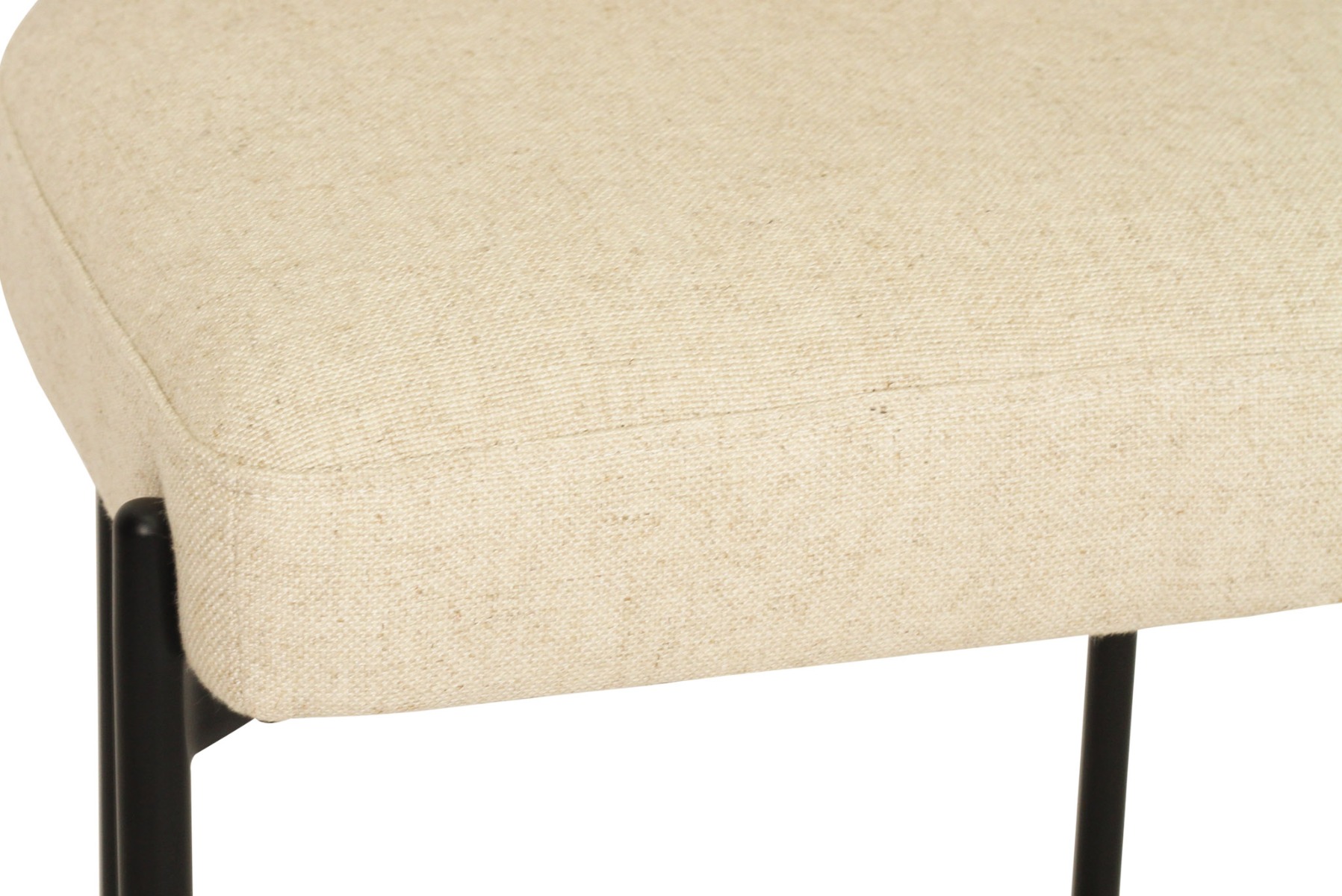 Soho Counter Stool Linen, W 55cm x D 52cm x H 91cm - Image 3
