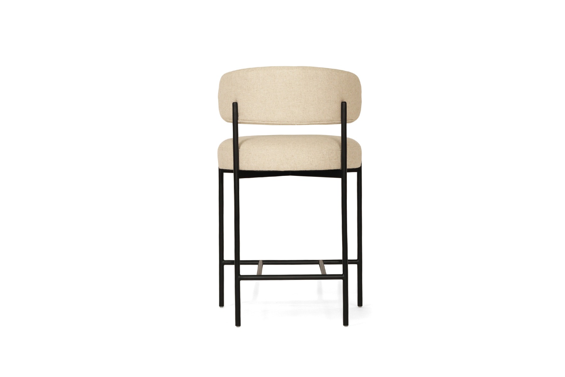 Soho Counter Stool Linen, W 55cm x D 52cm x H 91cm - Image 6