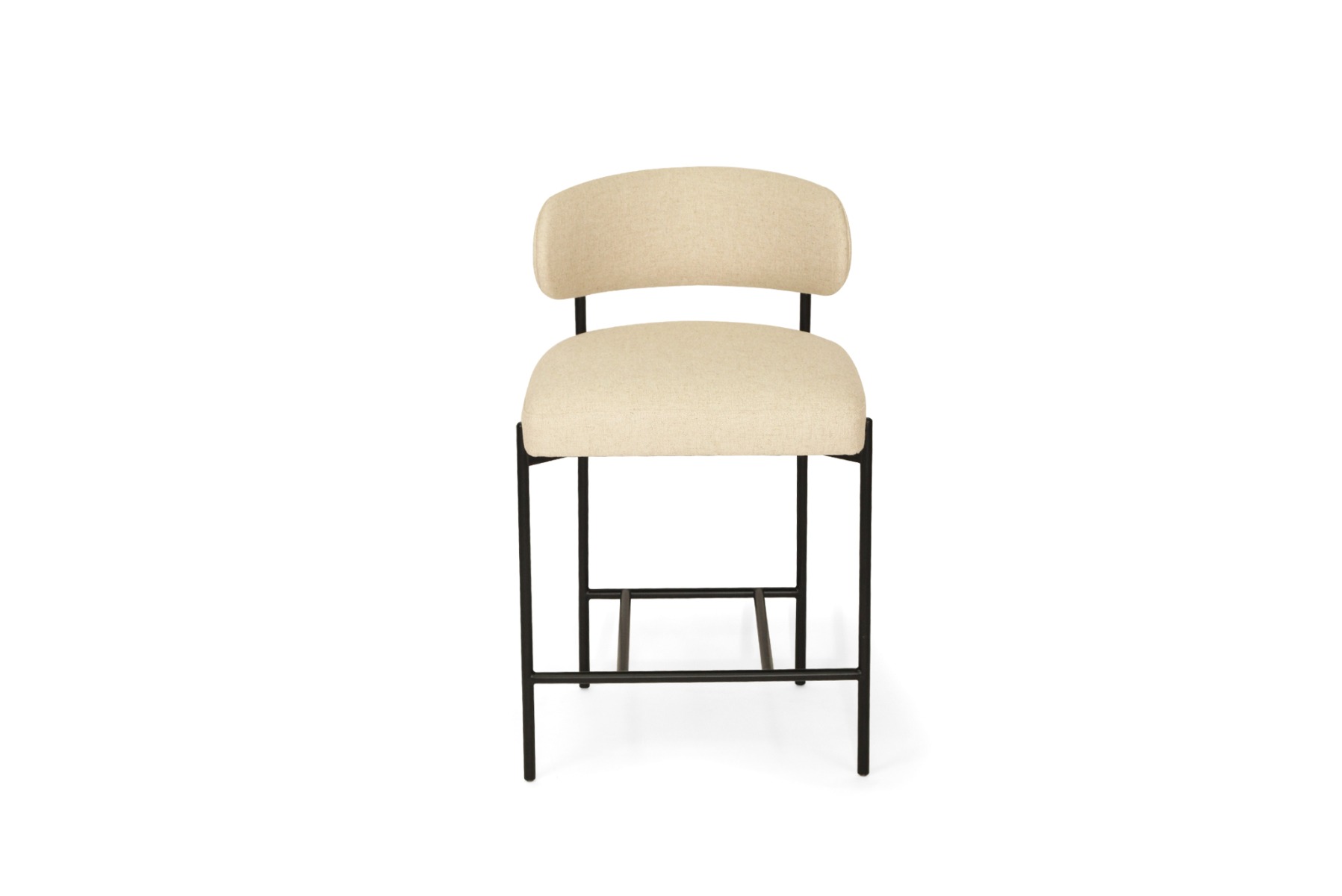 Soho Counter Stool Linen, W 55cm x D 52cm x H 91cm - Image 10