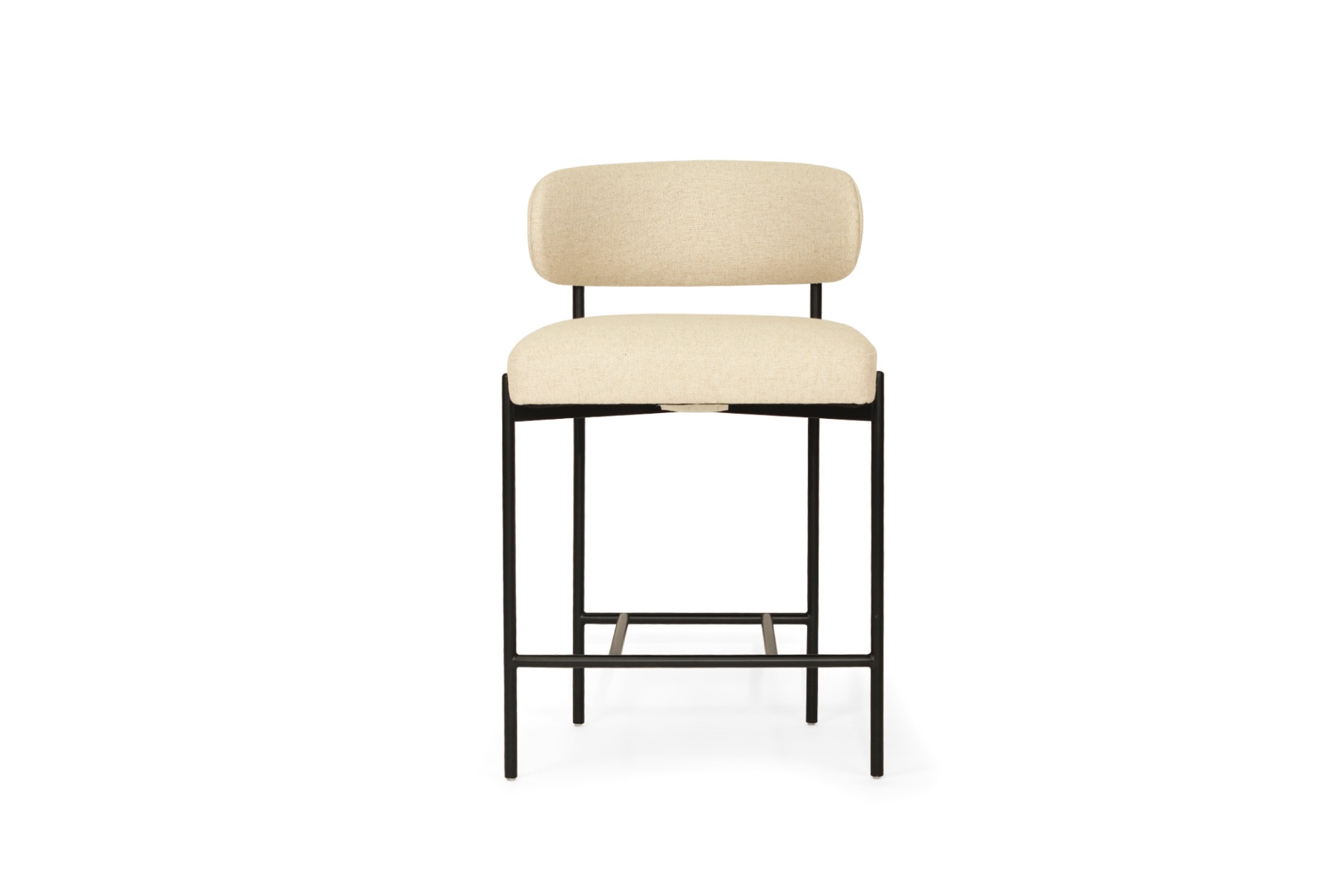 Soho Counter Stool Linen, W 55cm x D 52cm x H 91cm - Image 11