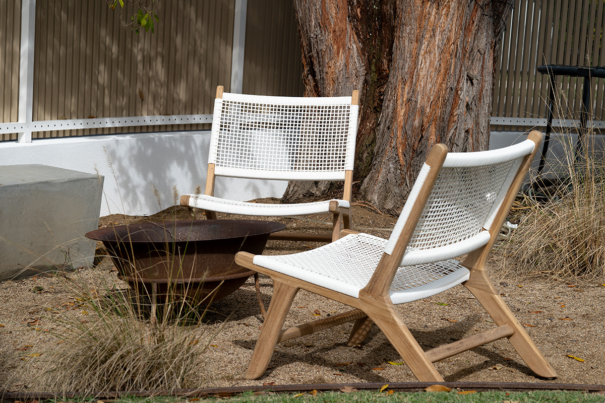 Zen Accent Chair White, W 66cm x D 82cm x H 72cm - Image 3