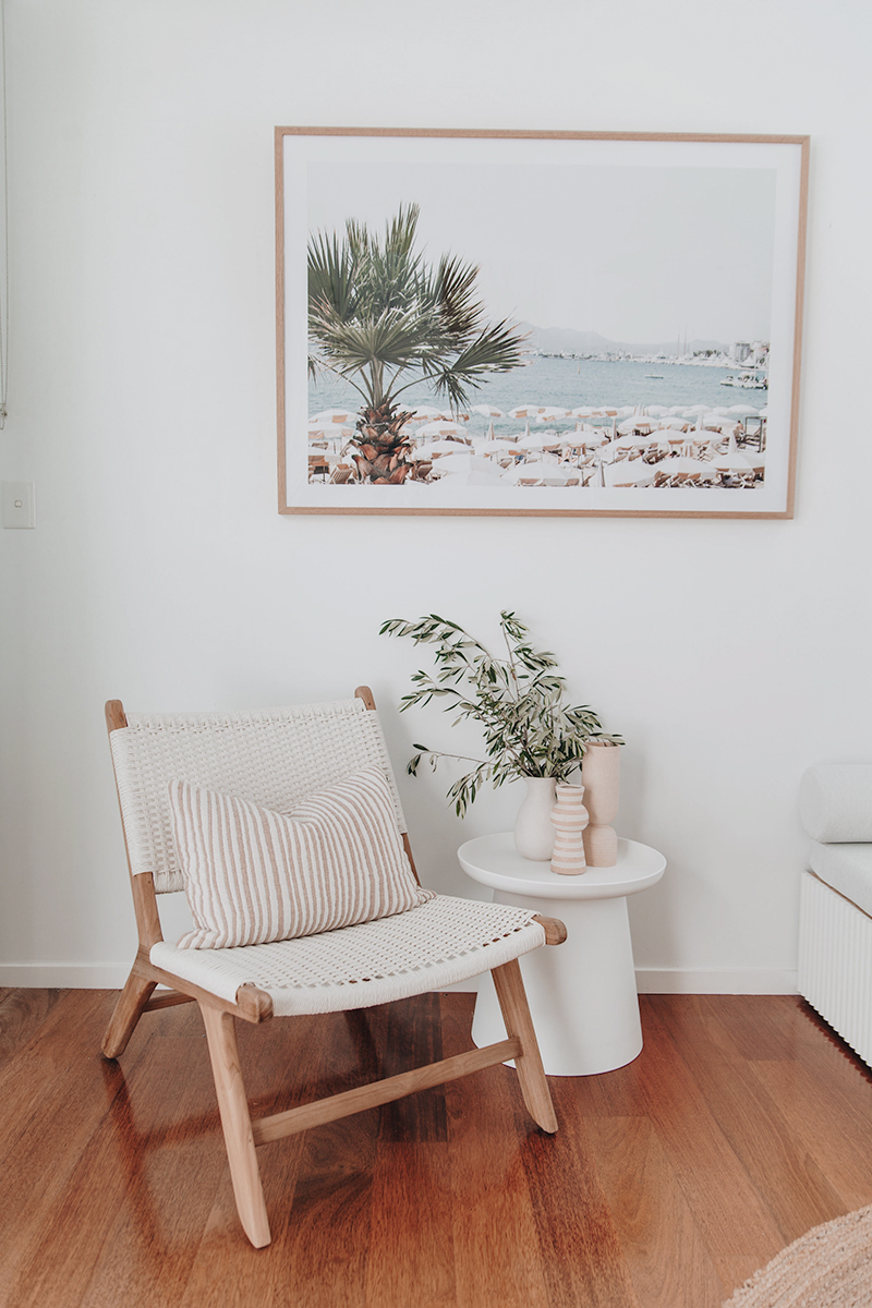 Zen Accent Chair White, W 66cm x D 82cm x H 72cm - Image 9