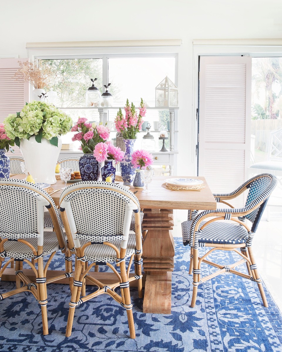 Sorrento Arm Chair Navy, W 57cm x D 64cm x H 86cm - Image 2