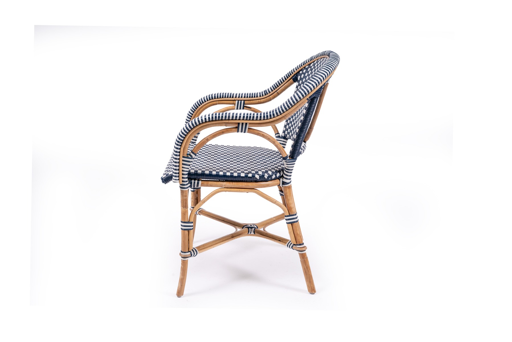 Sorrento Arm Chair Navy, W 57cm x D 64cm x H 86cm - Image 8