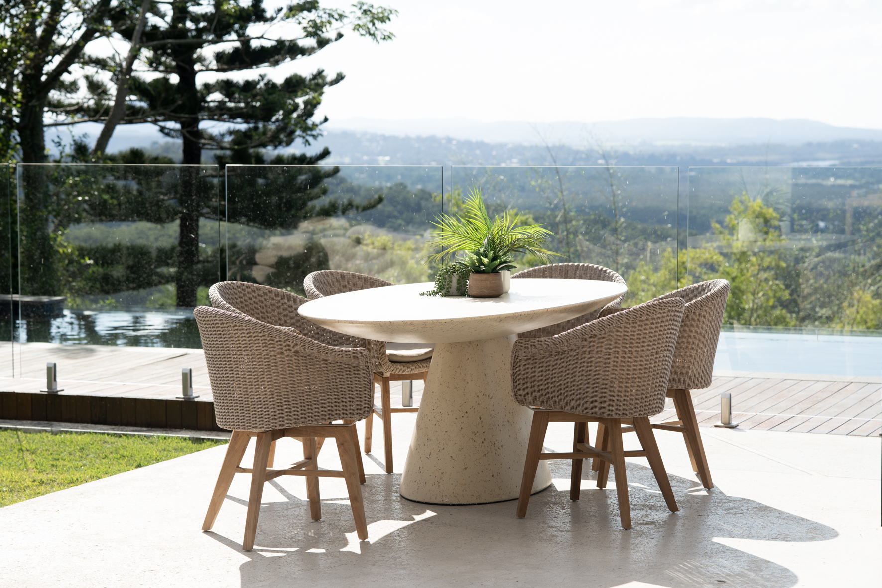 Clara Oval Dining Table, W 220cm x D 110cm x H 78cm - Image 11