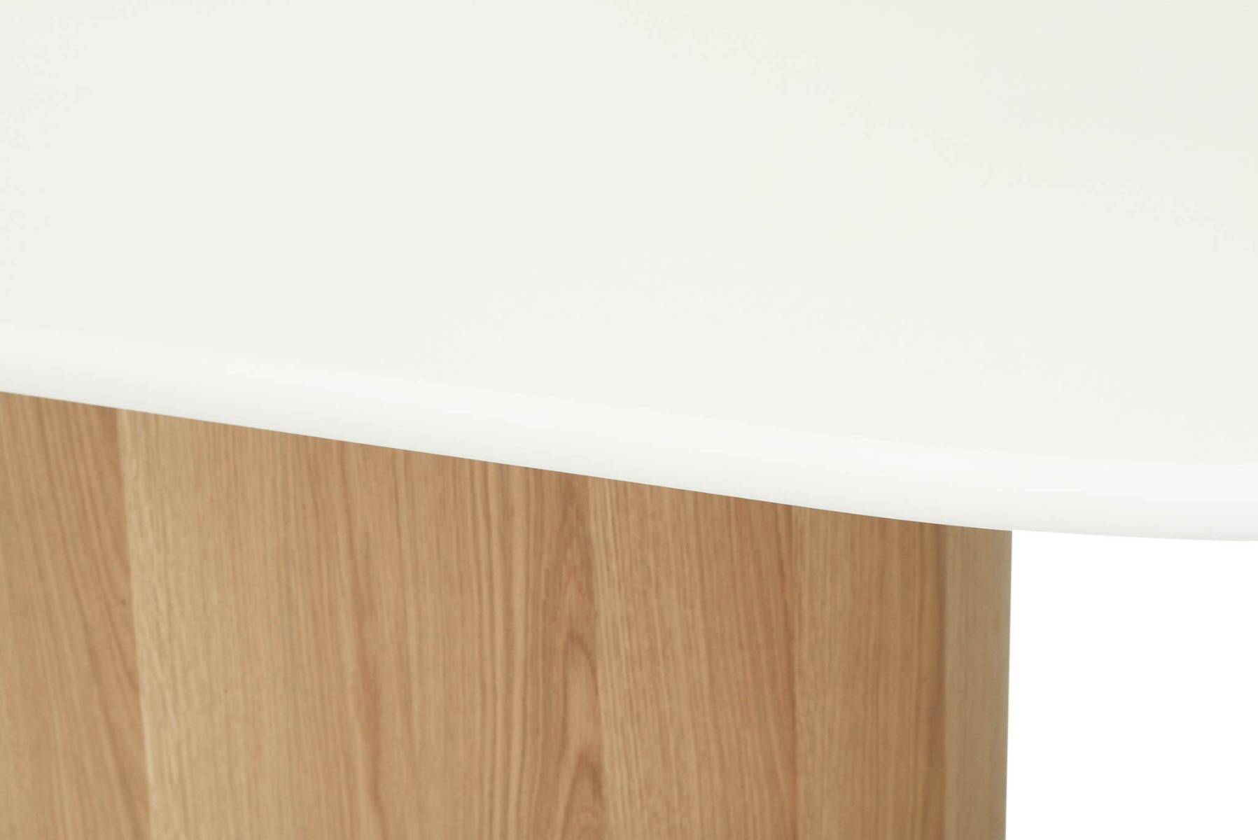 Harlow Oval Dining Table Natural Oak Base, Width 280cm x Depth 120cm x Height 76cm - Image 9
