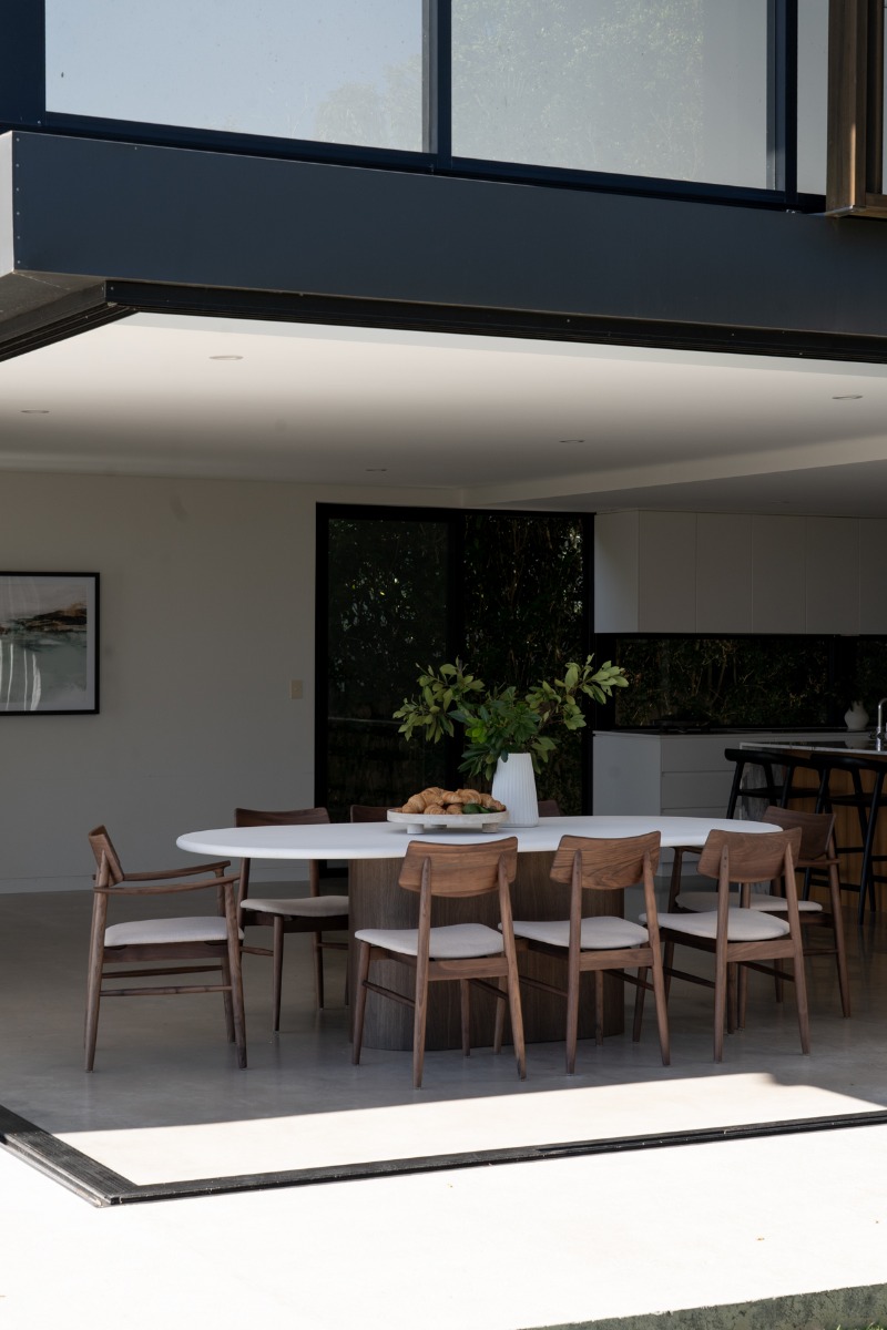 Harlow Oval Dining Table Walnut Base, Width 280cm x Depth 120cm x Height 76cm - Image 8