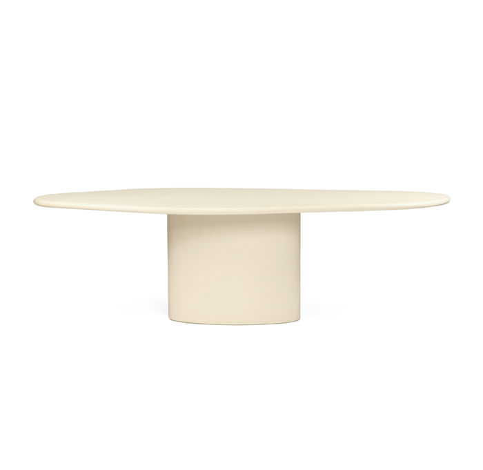 Lorenzo Organic Dining Table Latte, W 250cm x D 120cm x H 75cm