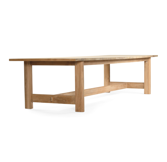 Victor Outdoor Table, L 350cm x W 110cm x H 76cm