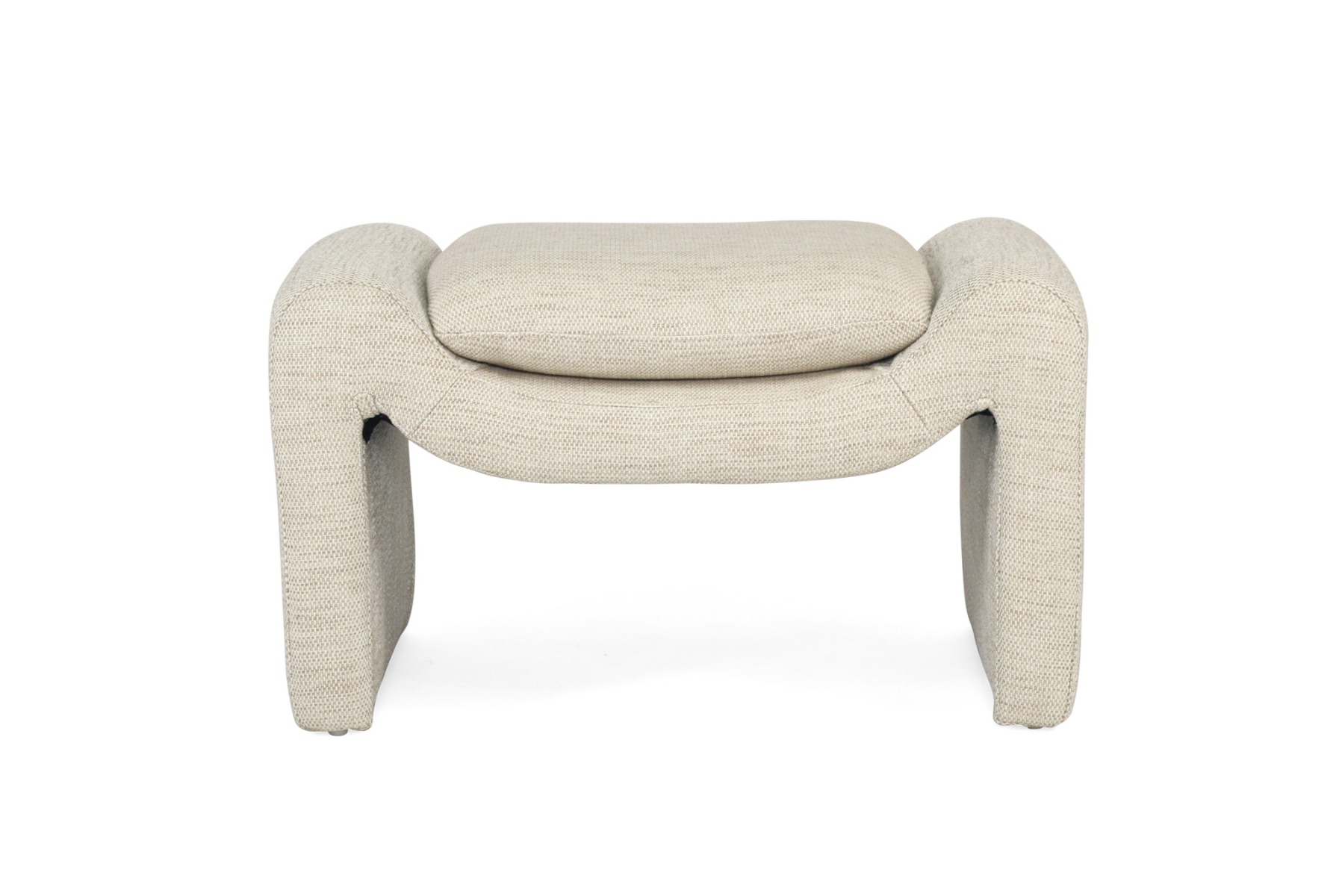 Freja Ottoman Linen, W 78cm x D 45cm x H 50cm - Image 7