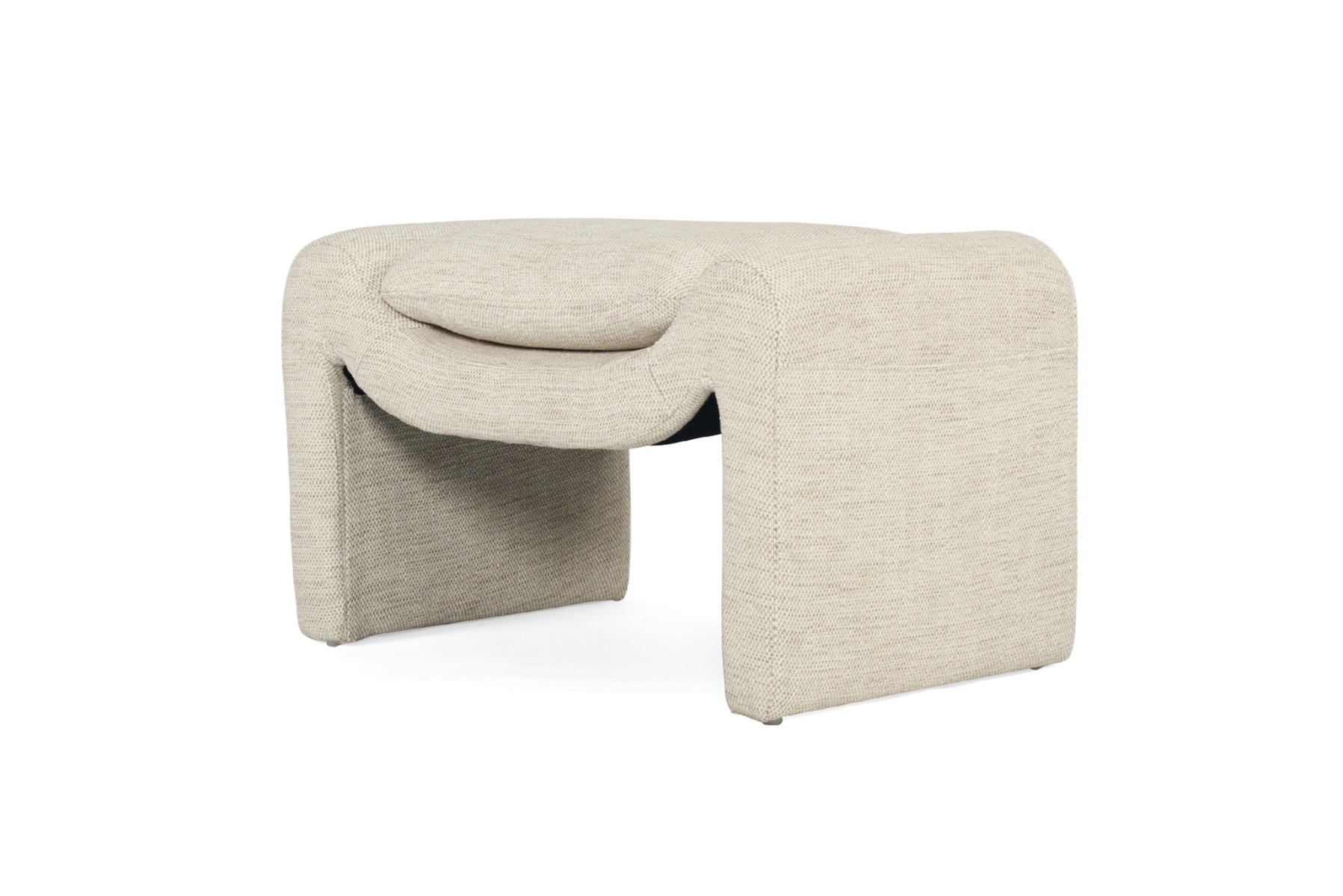 Freja Ottoman Linen, W 78cm x D 45cm x H 50cm - Image 8