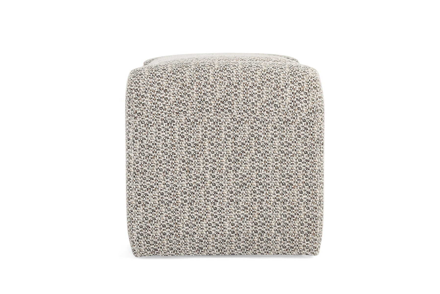 Freja Ottoman Mottled Taupe, W 78cm x D 45cm x H 50cm - Image 4