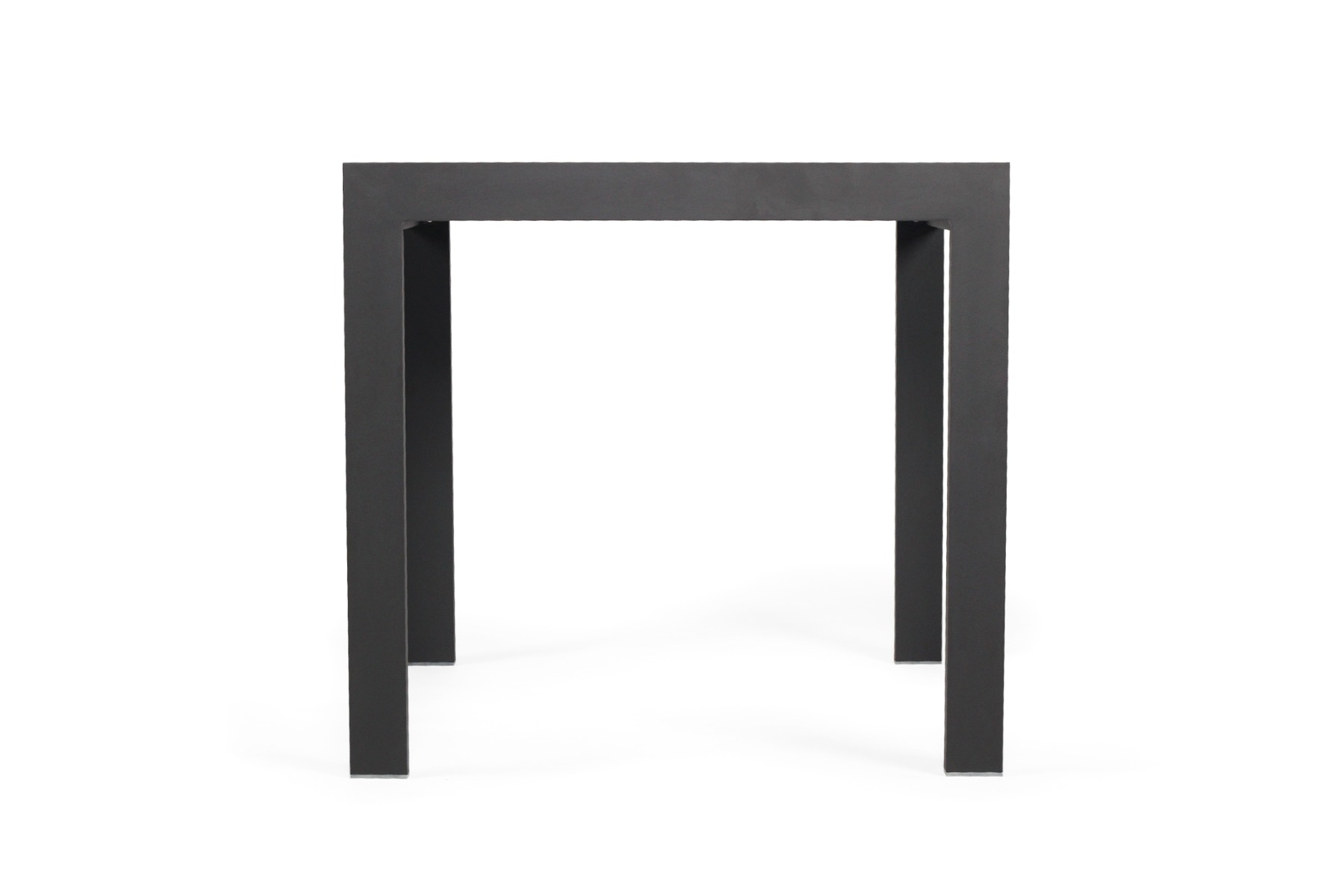 Roberto Outdoor Dining Table Asteroid Black (Charcoal), L 80cm x W 86cm x H 76cm - Image 6