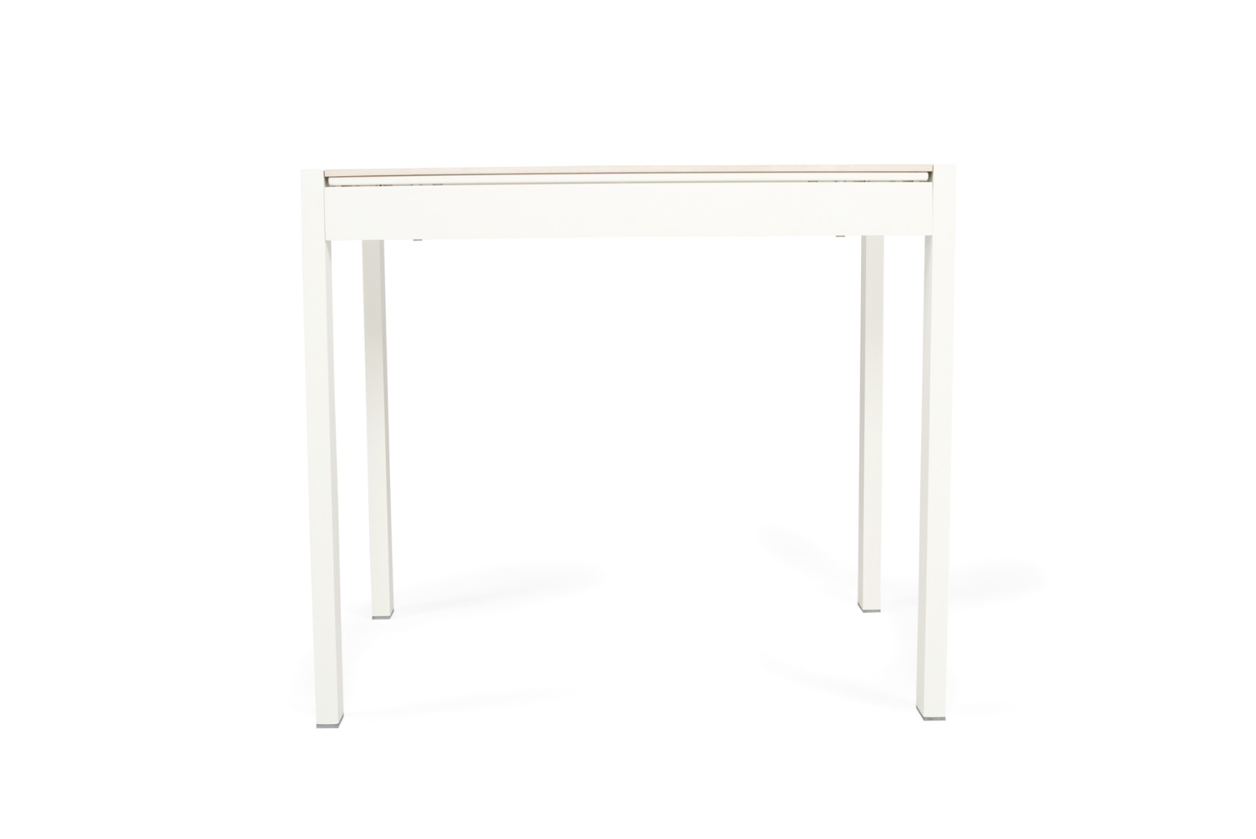 Roberto Outdoor Dining Table Pearl White, L 80cm x W 86cm x H 76cm - Image 2