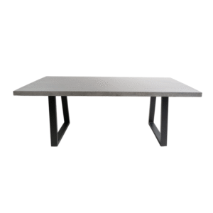 wp-image-tigress-62950.png 2.0m Sierra Elkstone Rectangular Dining Table – Speckled Grey with Black Powder Coated Legs