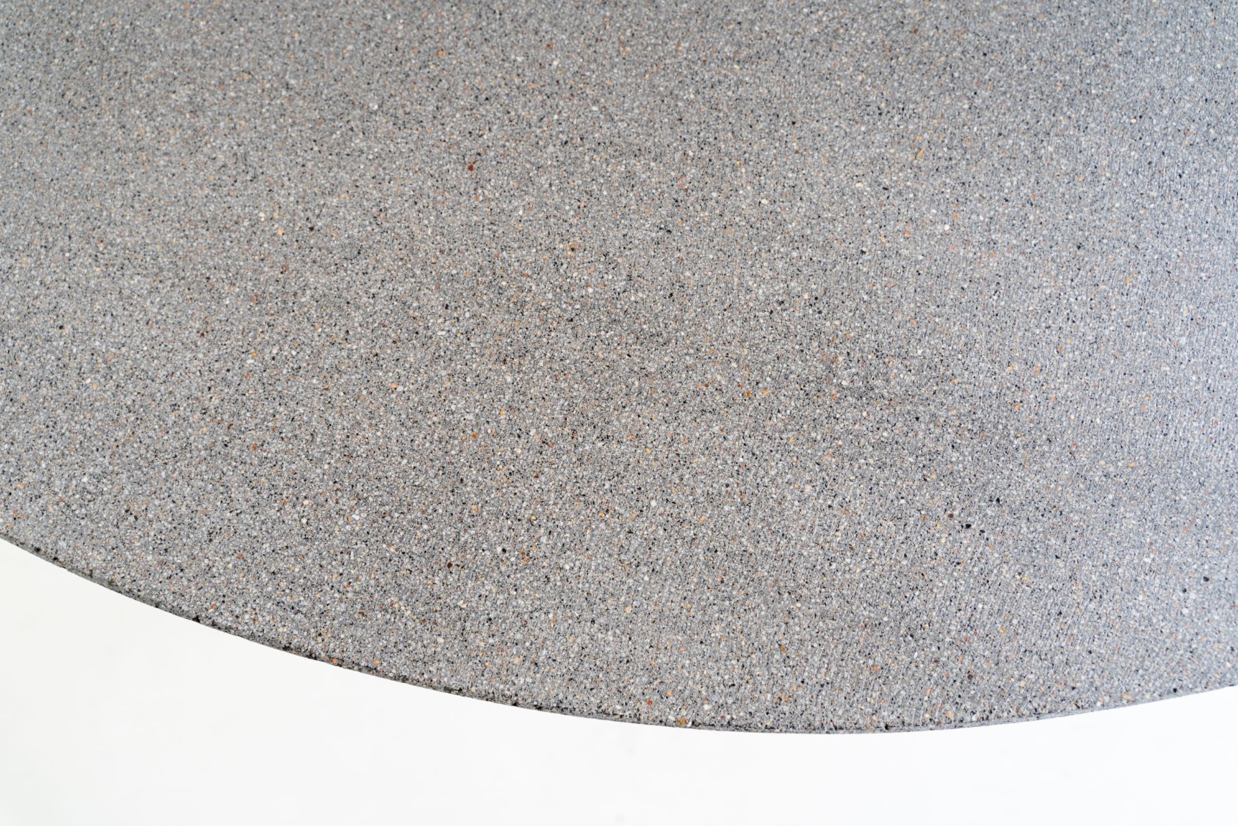 1.2m Alta Elkstone Round Dining Table – Speckled Grey with Black Powder Coated Legs - Image 11