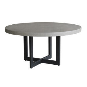 wp-image-tigress-63045.jpg 1.4m Alta Elkstone Round Dining Table – Speckled Grey with Black Powder Coated Legs