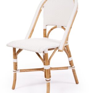 wp-image-tigress-63161.jpg "Parisienne" Hamptons Style Bistro Cafe Dining Chair Rattan & Synthetic Wicker, White (RRP $449)