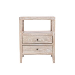wp-image-tigress-63256.jpg "Hayman" Resort Style Solid Timber Side Table, Whitewashed Oak 50cm x 45cm x 65cmH (RRP $799)