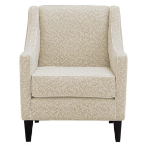 SPRING SALE!! "Amelie" Australian Made Hamptons Style Occasional Armchair, Coral Fabric - Marina Cove Beige (RRP $1499)