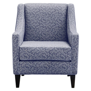 SPRING SALE!! "Amelie" Australian Made Hamptons Style Occasional Armchair, Coral Fabric - Marina Cove Royal (RRP $1499)