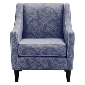 SPRING SALE!! "Amelie" Australian Made Hamptons Style Occasional Armchair, Mandalay Royal (RRP $1499)