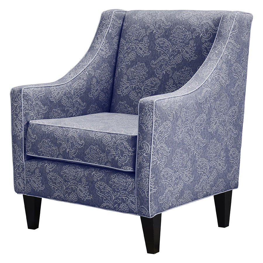 SPRING SALE!! "Amelie" Australian Made Hamptons Style Occasional Armchair, Mandalay Royal (RRP $1499) - Image 2