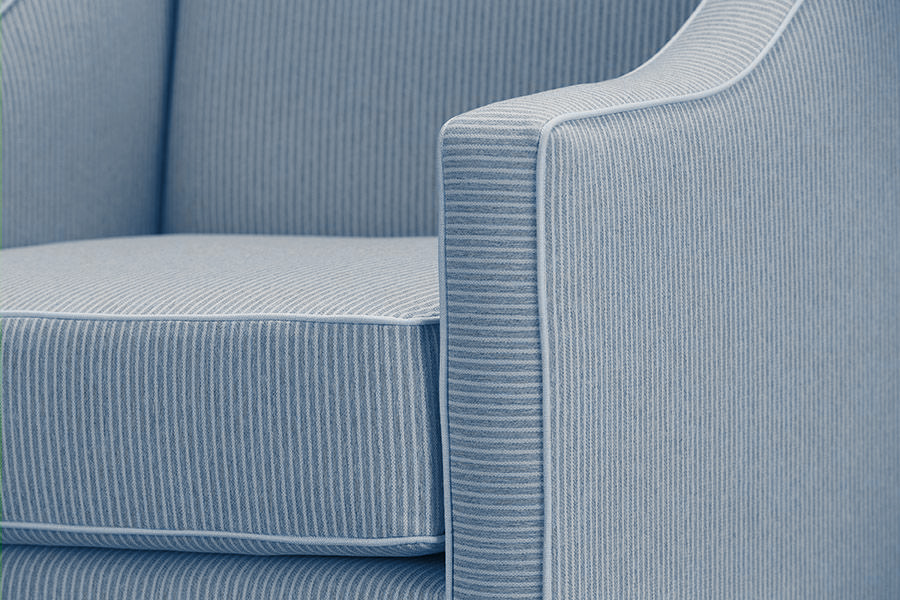 SPRING SALE!! "Amelie" Australian Made Hamptons Style Occasional Armchair, Mello Bay Cameo (RRP $1499) - Image 4