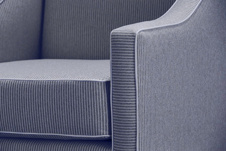 SPRING SALE!! "Amelie" Australian Made Hamptons Style Occasional Armchair, Mello Bay Royal (RRP $1499) - Image 4