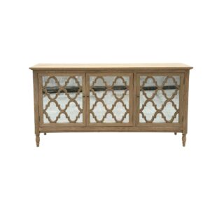 wp-image-tigress-63421.jpg "Sienna" Hamptons Style 3 Door Buffet Sideboard Weathered Oak, 173cm W x 46cm D x 89cm H (RRP $2499)