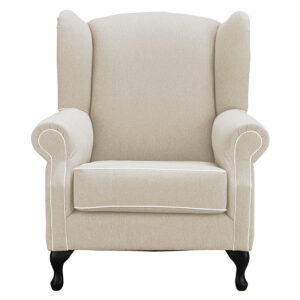 wp-image-tigress-63476.jpg "Aerin" Australian Made Hampton Style Occasional Wing Fabric Armchair Memory Foam, Maine Beige (RRP $2499)