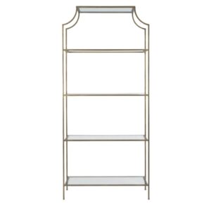 wp-image-tigress-63590.jpg Palladium Brass Iron & Glass Shelf, L 91cm W 38cm H 204.5cm (RRP $1999)