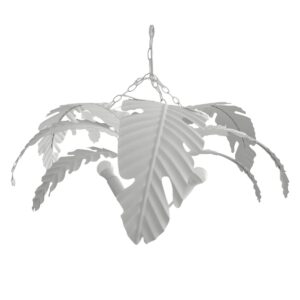 wp-image-tigress-63605.jpg Azalea Iron Pendant Lamp White, W89cm D89cm H35.5cm (RRP $449)