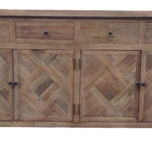 wp-image-tigress-10977.jpg "Marrakesh" Hardwood Parquetry Buffet Recycled Elm, 180cmL x 42cmW x 88cmH (RRP $2999)