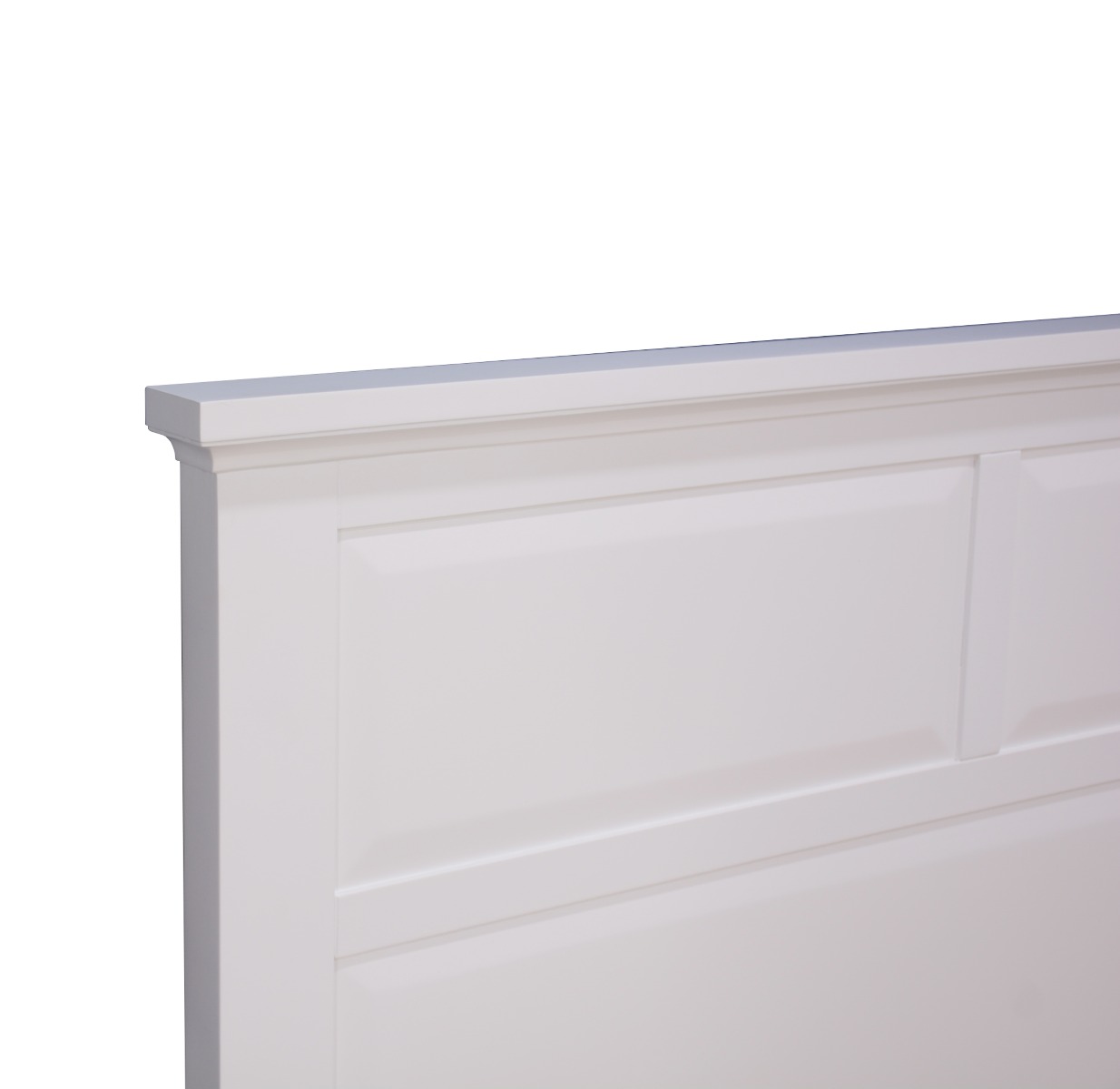 "Emily" Hamptons Style Solid Timber Queen Bed Frame in White, 215cmL x 167cmD x 120cmH (RRP $1999) - Image 5