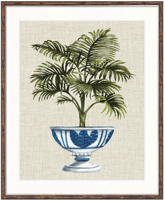 "Designer Boys Collections" Ornate Palm II Artwork, St James Palm Collection - Image 2