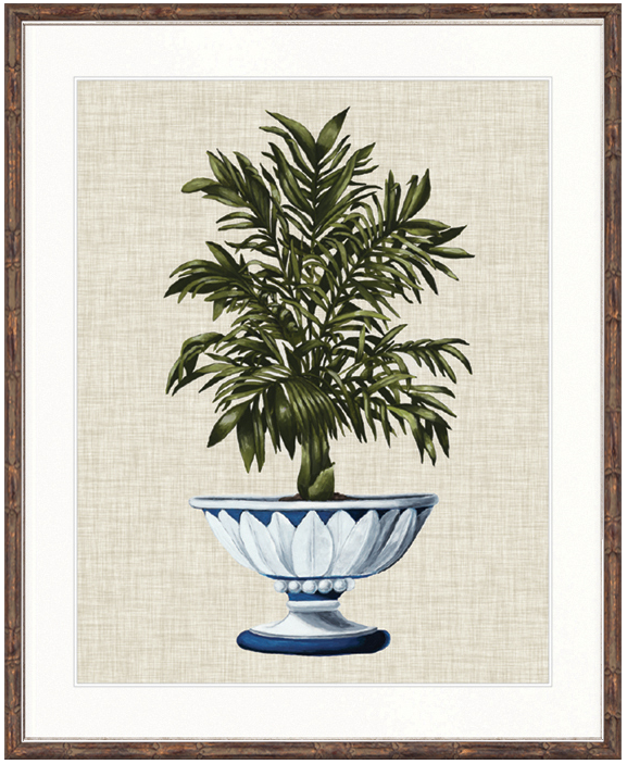"Designer Boys Collections" Ornate Palm III Artwork, St James Palm Collection - Image 2