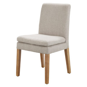 wp-image-tigress-33607.jpg "Connor" Fabric Upholstered Padded Dining Chair, Linen with Natural Timber Legs (RRP $399)