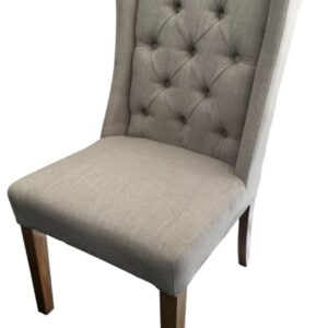wp-image-tigress-34281.jpg "Monaco" French Provincial Buttoned Linen Dining Chair, 50cm x 65 x 97cm (RRP $449)
