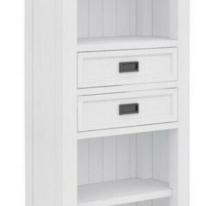wp-image-tigress-34956.jpg "Cove" Hamptons Style Timber Bookcase, Brushed White, 75cmW x 40cmD x 185cmH (RRP $1299)