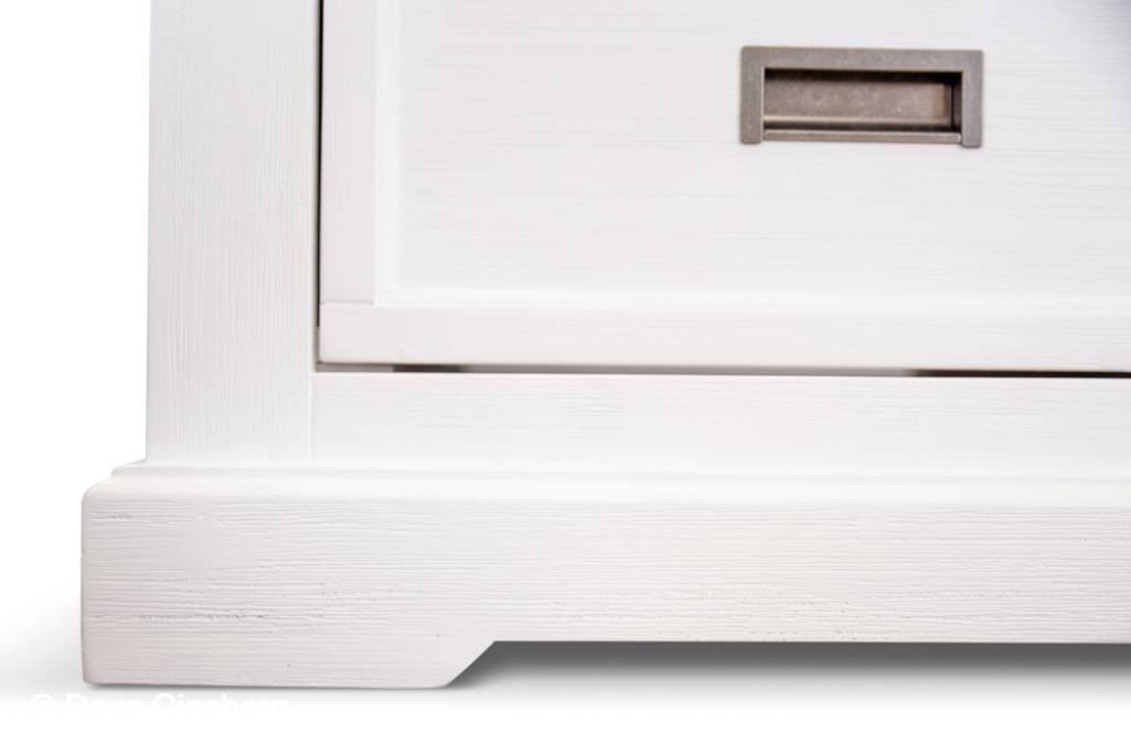 "Cove" Hamptons Style Timber Coffee Table, Brushed White, 120cmW x 70cmD x 45cmH (RRP $1099) - Image 2