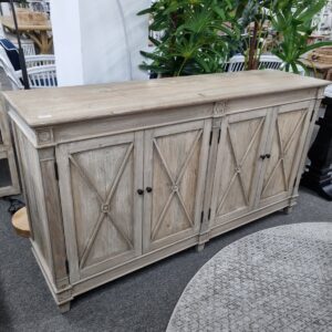 wp-image-tigress-35736.jpg "New Hampshire" Recycled Timber Buffet with 4 Doors White Wash, 165cmL x 45cmD x 90cmH