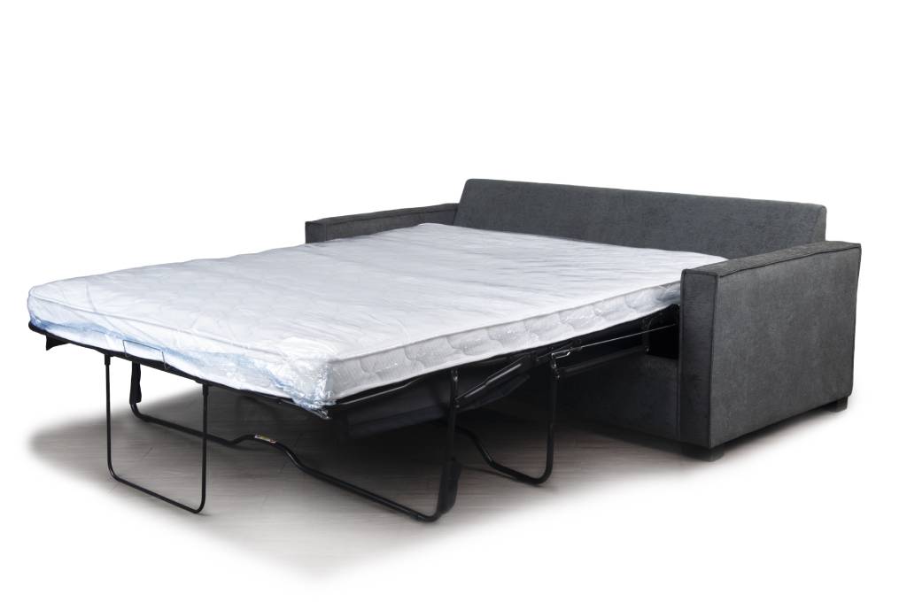 "Elanora" 2.5 Seater Sofa Bed Lounge with Queen Mattress, Storm Grey (RRP $1999)