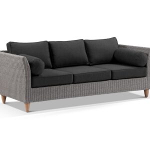 wp-image-tigress-36514.jpg "Tahiti" Hamptons Style Outdoor 3 Seater Lounge in Brushed Grey with Denim Cushions