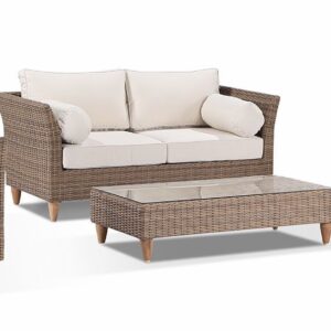 wp-image-tigress-36521.jpg "Tahiti" Hamptons Style Outdoor Setting 2 Seater and 2 x 1 Seater Lounges with Coffee Table, Wheat with Cream Cushions