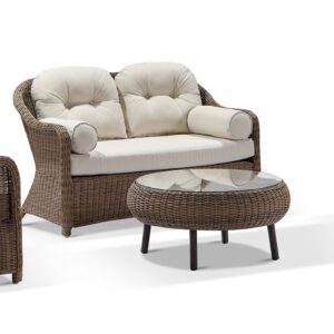 wp-image-tigress-36566.jpg "Seychelles" Hamptons Style Outdoor Wicker Lounge Setting 2+1+1 with Coffee Table, Brushed Wheat (RRP $3999)